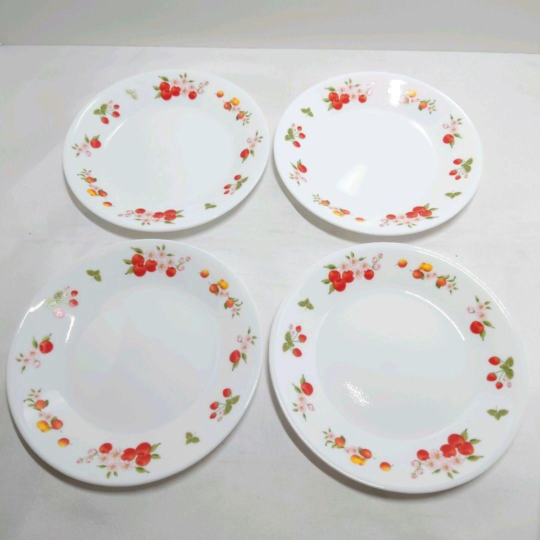 コレール　チェリー柄　プレート　ボウル　12点セット