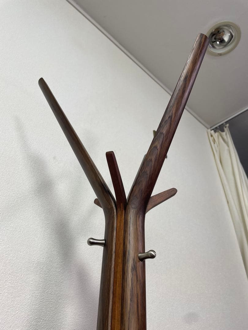 カリモク スタンダードモダン ポールスタンド モカブラウン ポールハンガー