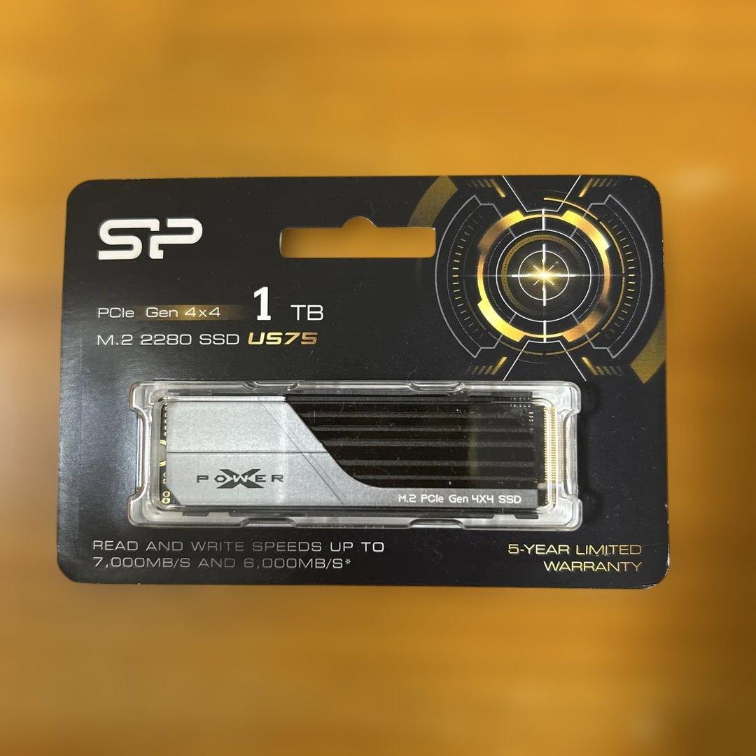内蔵型SSD Silicon Power 1TB M.2 2280 SSD US75