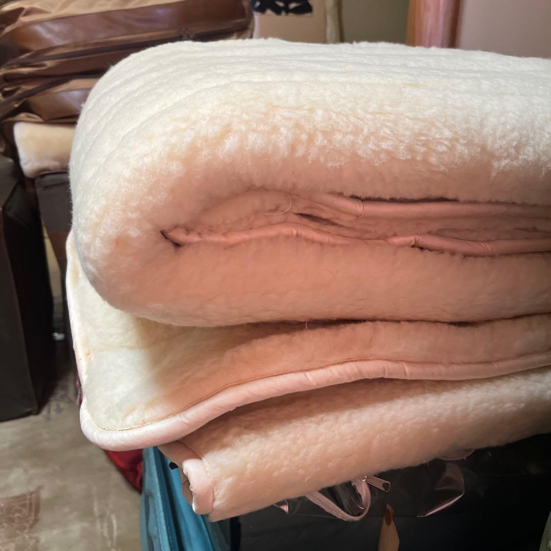 フランスベッド　クィーンサイズ 敷きパッド ウール100%