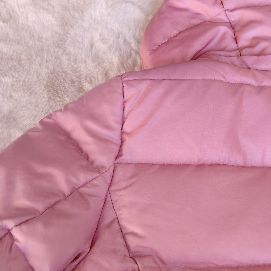 BURBERRY　ピンクダウンジャケット　38 フード取り外し可能