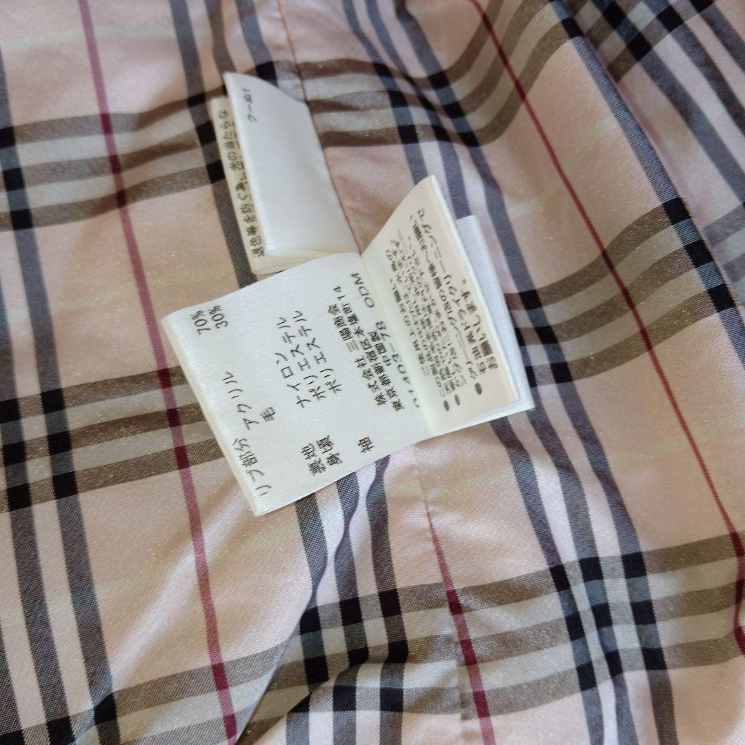 BURBERRY　ピンクダウンジャケット　38 フード取り外し可能