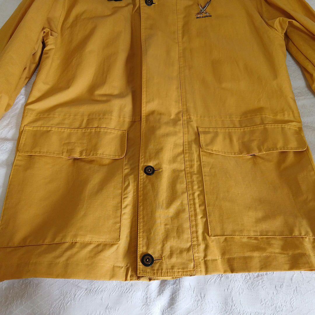 『PAU L&SHARK』メンズ イエロー ジャケット.トレンチコート 【美品】