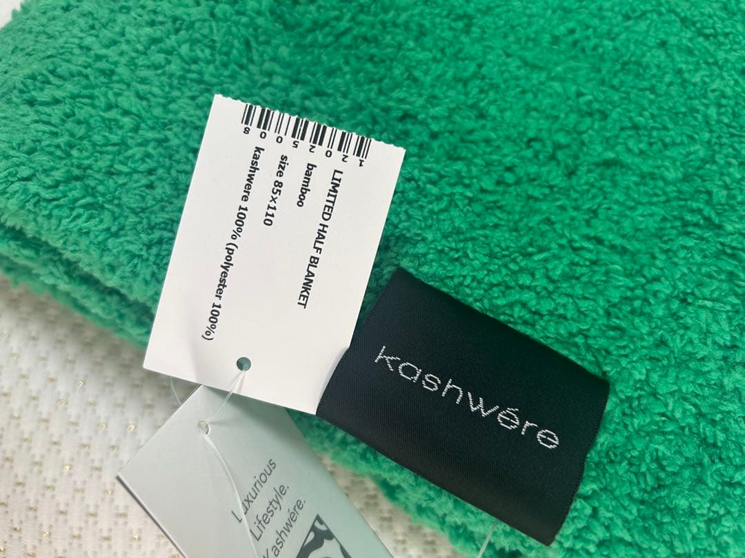 kashwere ハーフブランケット　新品タグ付き