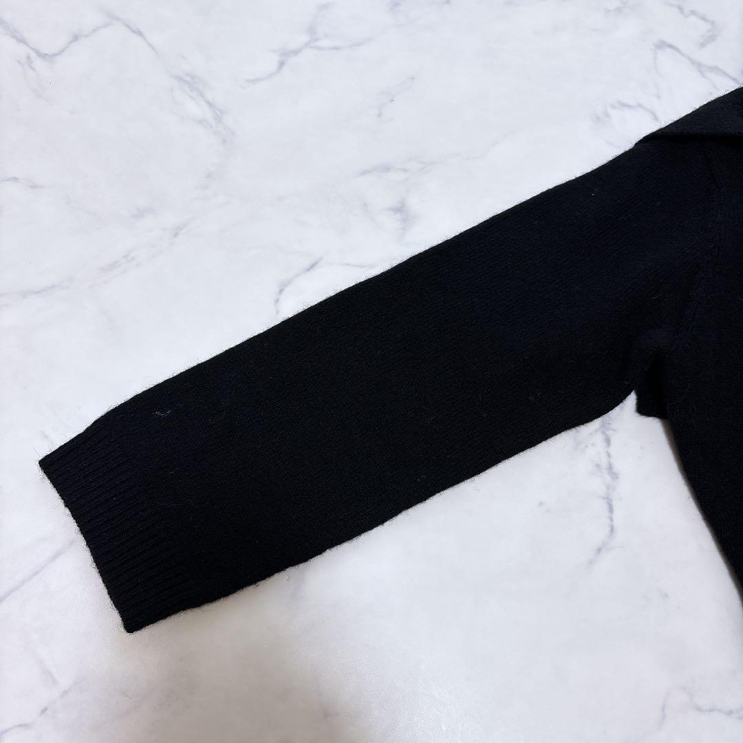 【美品】cygne シーニュ Elise セーラーリボンニット ブラック