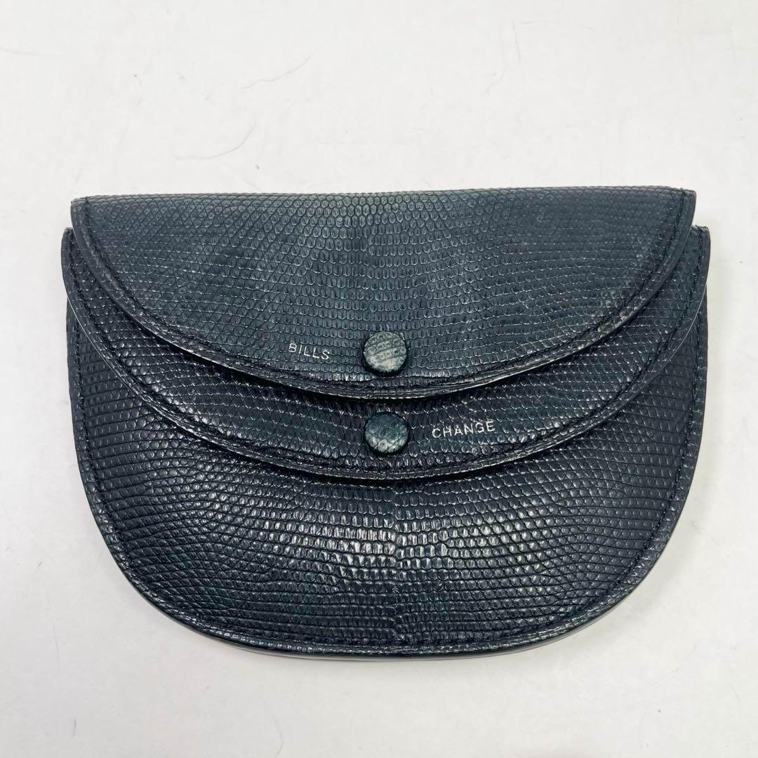 【超希少】キャプテンサンシャイン 半円財布　リザード型押し　レザー　美品