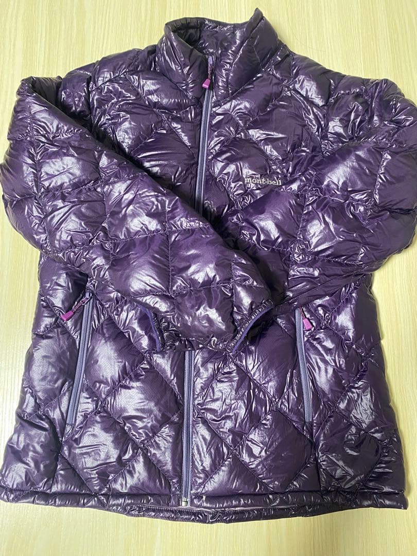 s*t様 mont-bell 紫色 ダウンジャケット XL