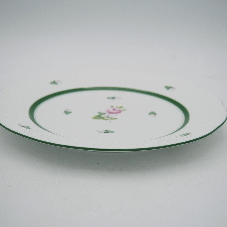 ヘレンド ウィーンの薔薇 521/VRH 23cm ランチプレート ペア #1