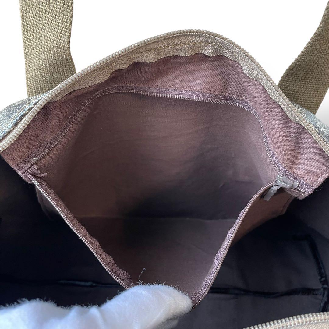 希少 YSL イヴサンローラン☆ジラフ柄 PVC ヴィンテージ ボストンバッグ