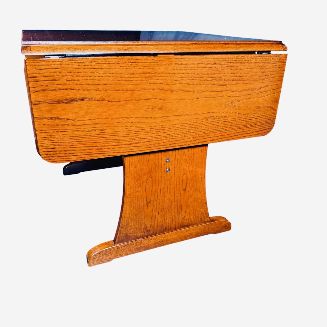 HR657 【木目が美しい】三越ブルージュ　現カントリーハウス　拡張テーブル