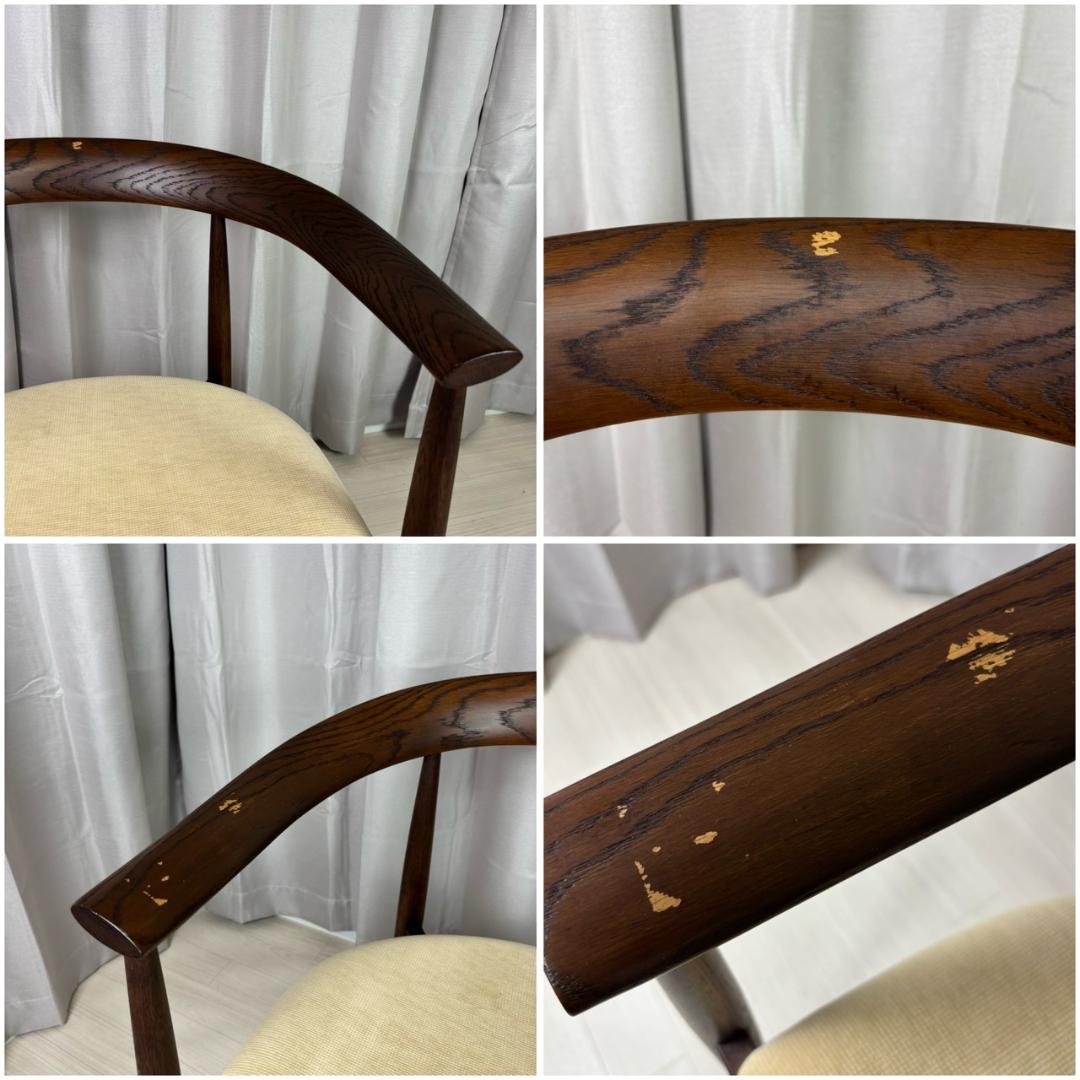 ホースシュー調 アームチェア ダイニングチェア　②