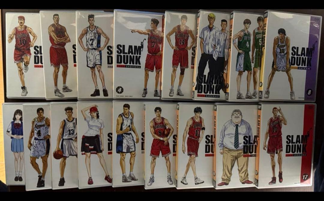 【チカコ　12/1取置き】SLAM DUNK DVD 全17巻セット