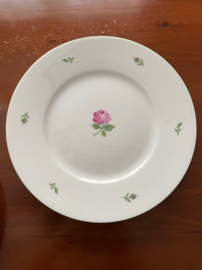 Wien アウガルテン ウィンナーローズ 25㎝プレート 2枚セット