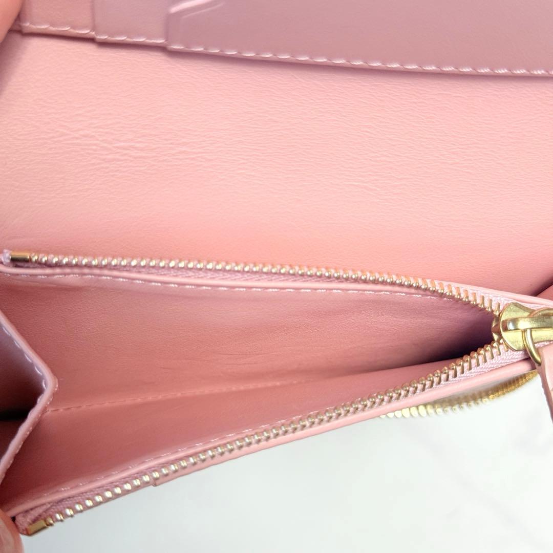 未使用級 BONAVENTURA ボナベンチュラ ラウンドジップ 二つ折り財布