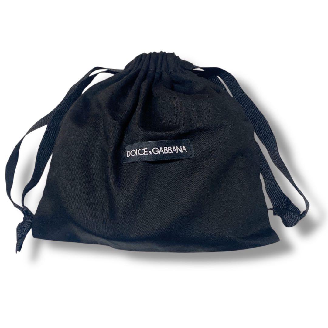 ドルチェアンドガッバーナ イタリア製 ロゴバックル レザー ベルト ブラック