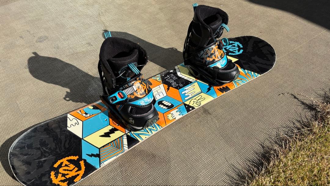 K2 スノーボード キッズ 子供用3点セット 板100cm ブーツ18.5cm