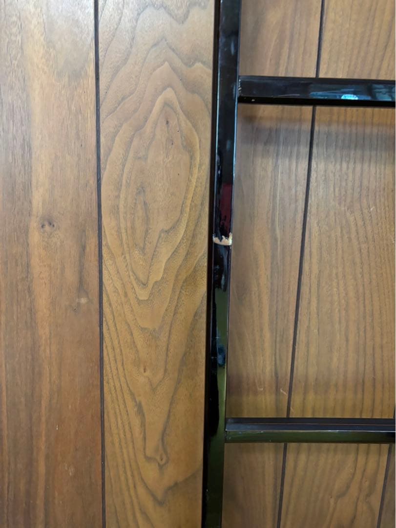 衣桁衣紋掛け　木製鶴柄入り　昭和レトロ　アンティーク