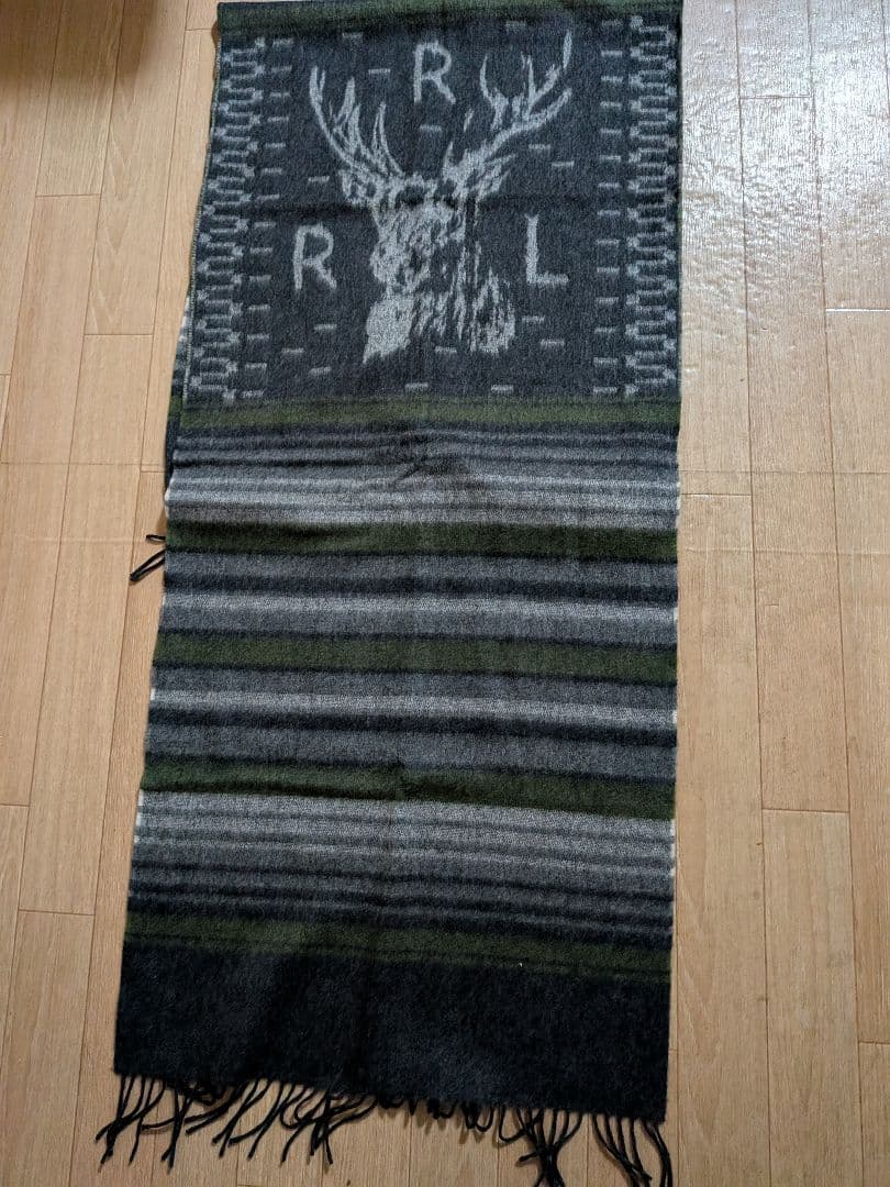 RRL マフラー　イギリス製　新品未使用