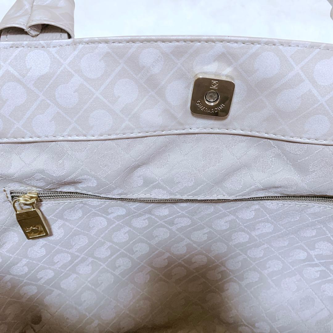 【メルチ】極美品 ゲラルディーニ ソフティ レザーハンドル トートバッグ