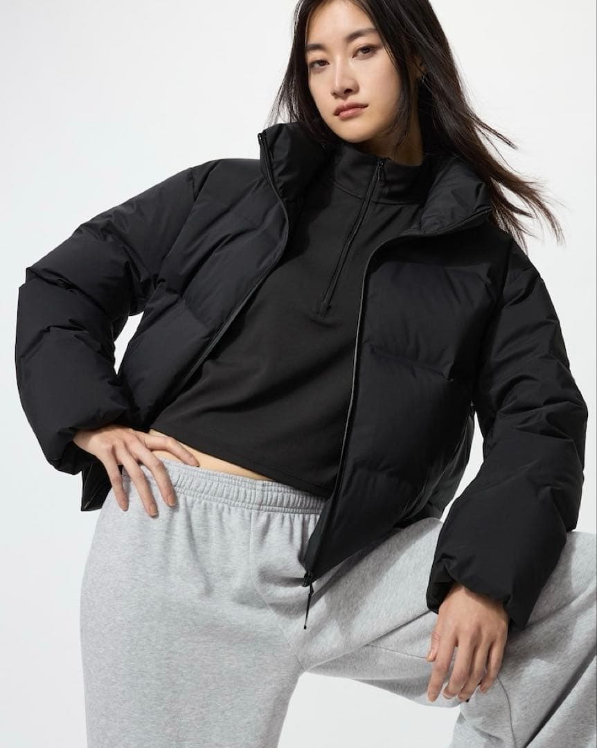 ユニクロ　シームレスダウン　ショートジャケット