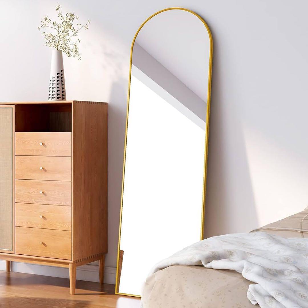 全身鏡 姿見 ミラー 北欧 スタンドミラー 壁掛け 立て掛け 160x50cm
