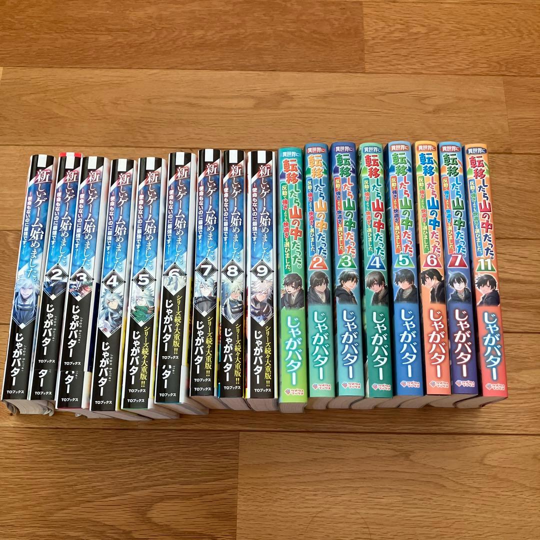 新しいゲーム始めました。全9巻＋異世界に転移したら山の中だった。1-7.11巻