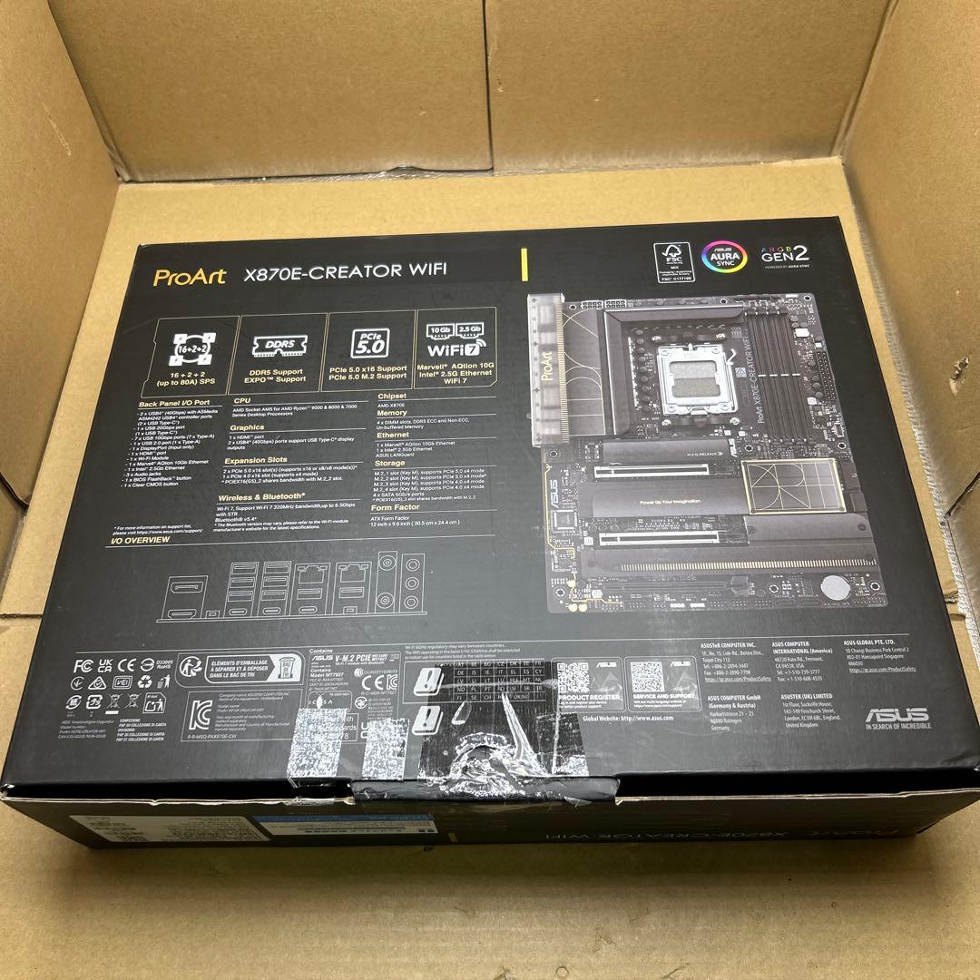 ASUS ProArt X870E-Creator WIFI マザーボード