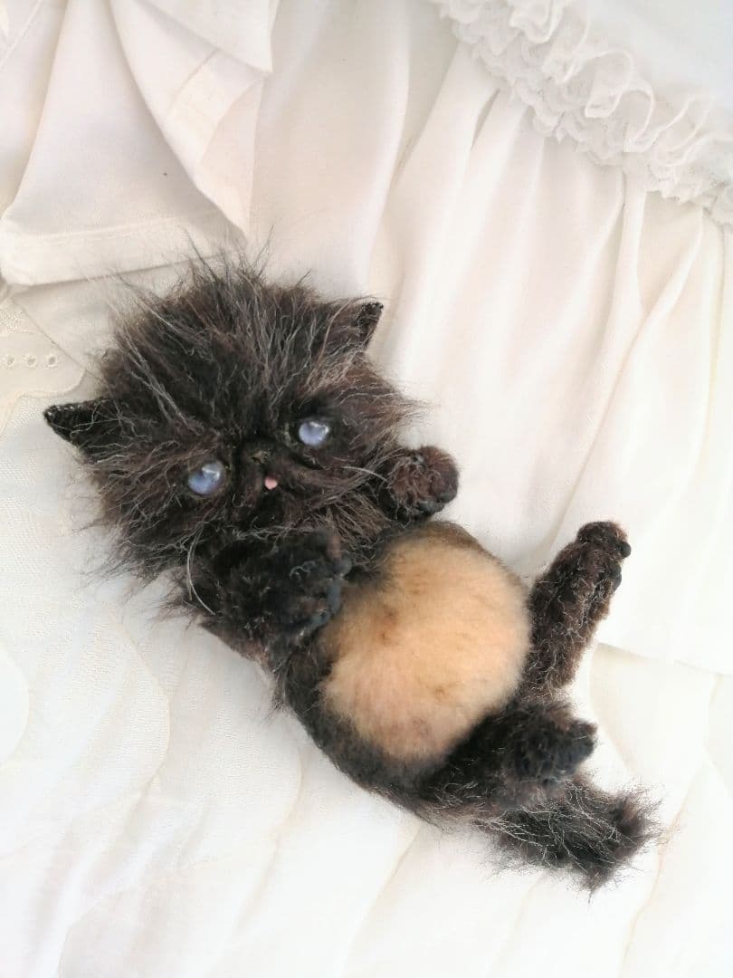 エキゾチックベビー♡子猫ちゃん♡ミックス毛♡アートドール♡ぬいぐるみ♡