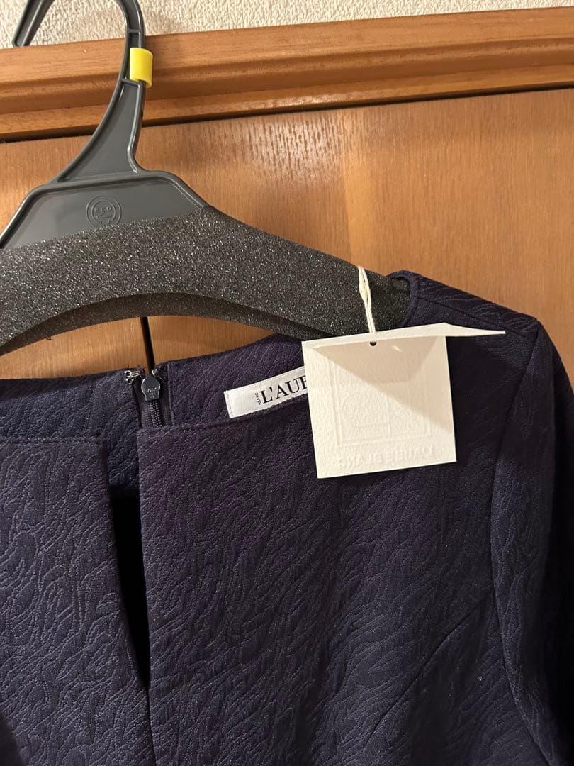 新品　L'AUBE BLANC Keyneck Jacquard Dress