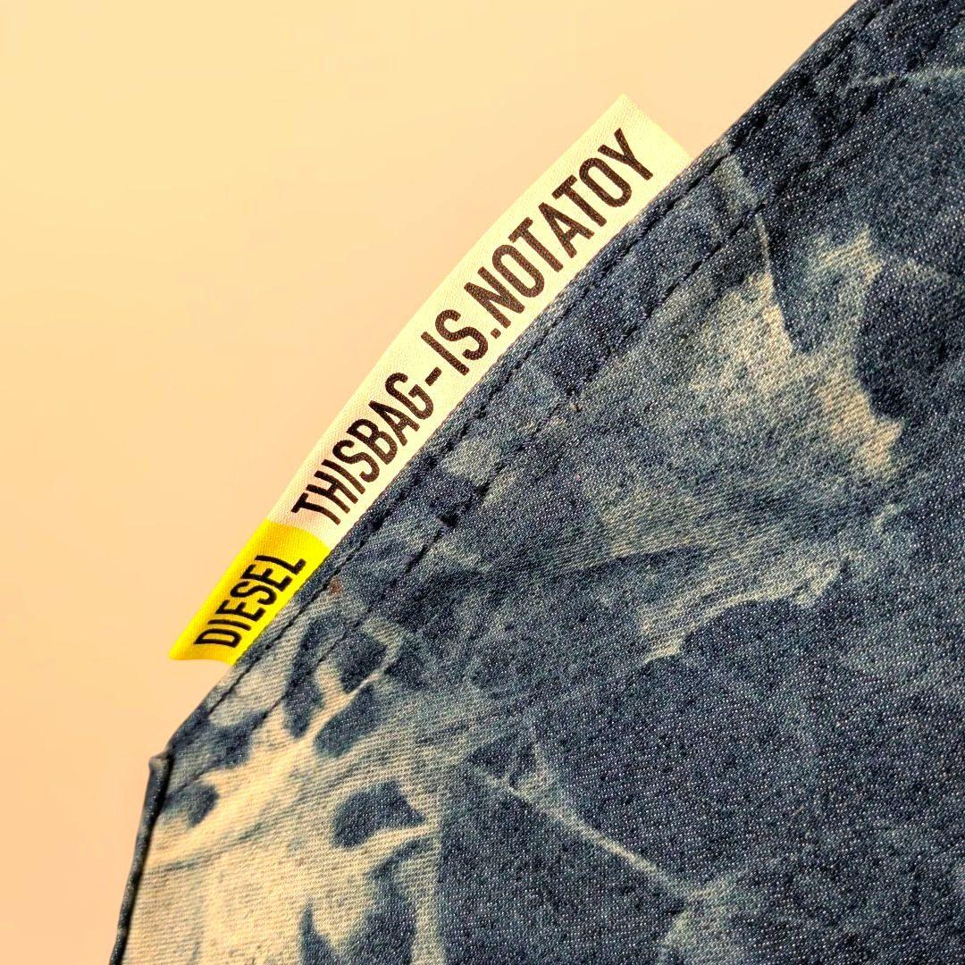 極美品 DIESEL デニム 迷彩 トートバッグ 大容量