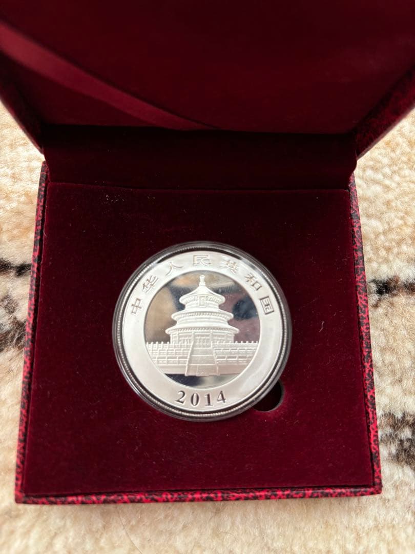 パンダ銀貨 10元　2014