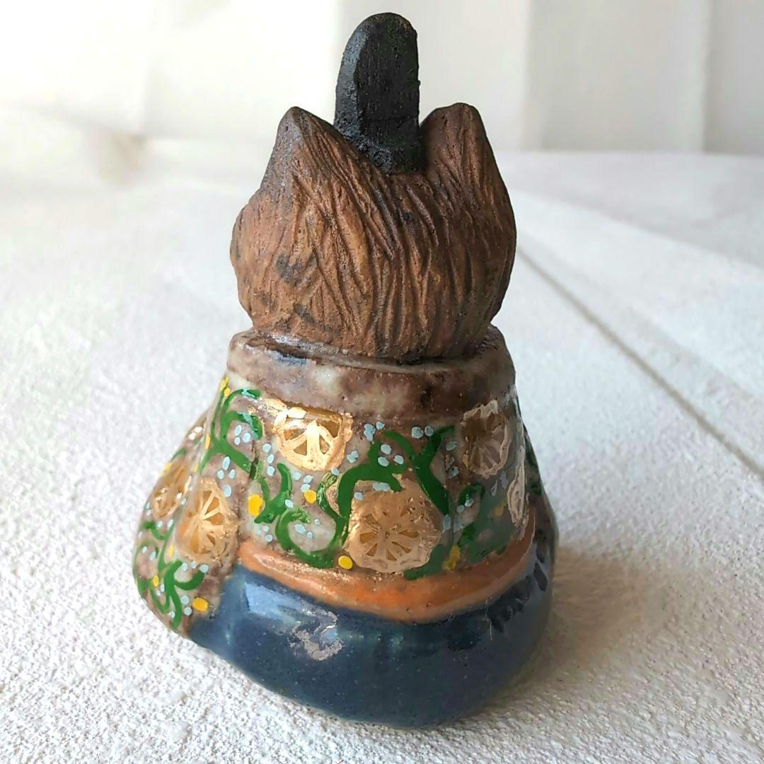 猫の雛人形5 陶器製 伝統的スタイル