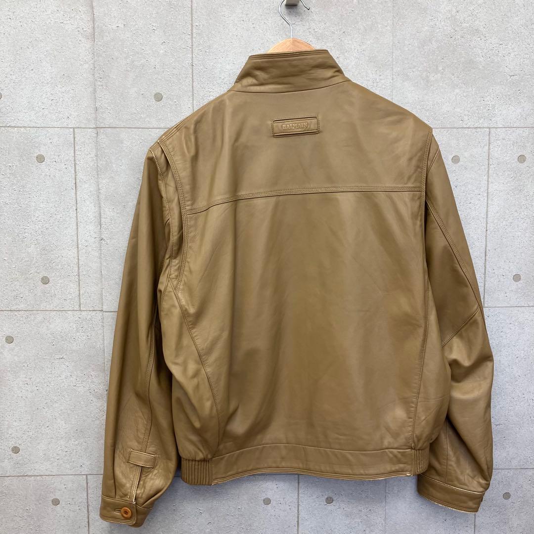 BALMAIN バルマン 羊革 ラム シープレザー ジャケット ベージュ L