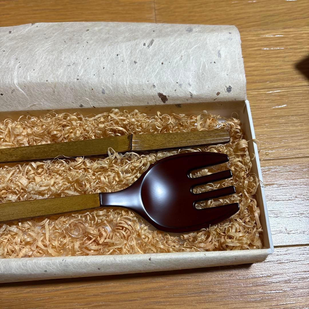 伏見真樹さん作　サラダサーバー