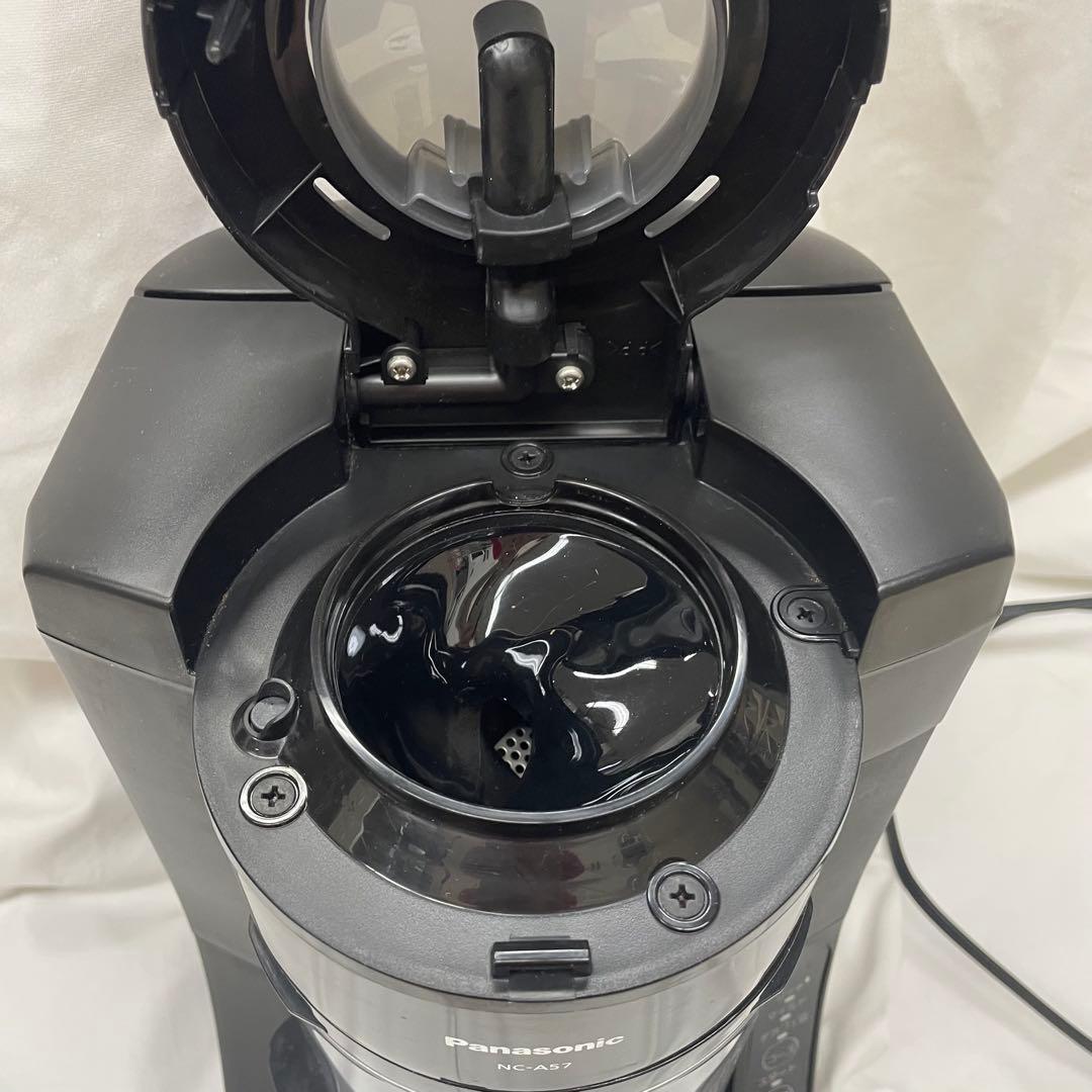 【美品】Panasonic コーヒーメーカー NC-A57 ミル付き 全自動