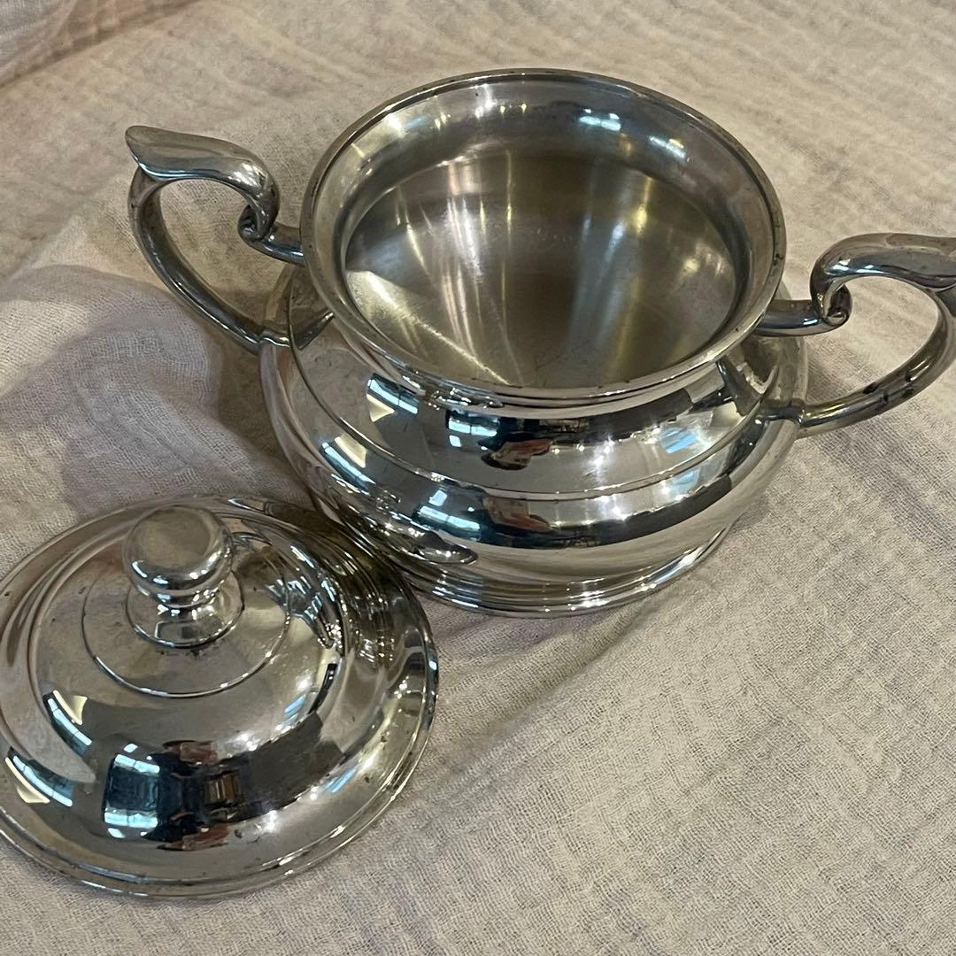 セランゴールピューター97 ティーセット3点 80年代 ヴィンテージ 超レア