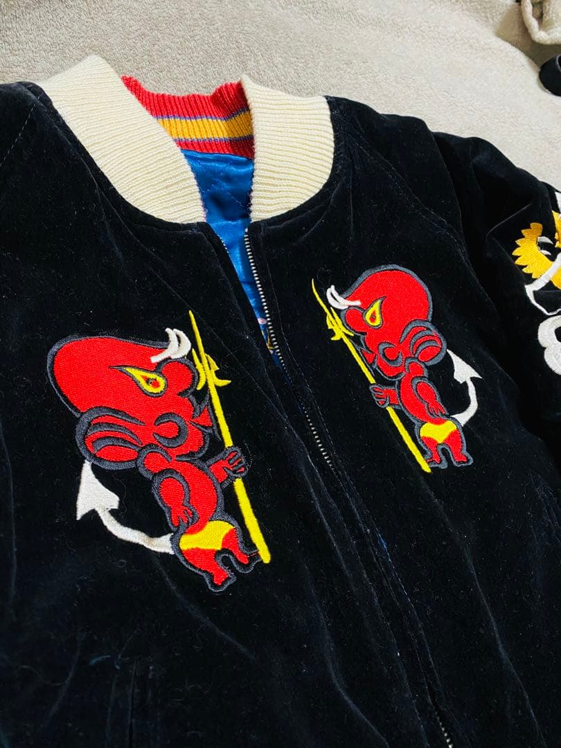 TEDMAN 別珍 ２面用 日本 スカジャン unisex レーヨン ベトジャン