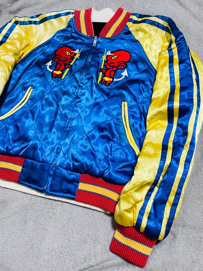 TEDMAN 別珍 ２面用 日本 スカジャン unisex レーヨン ベトジャン