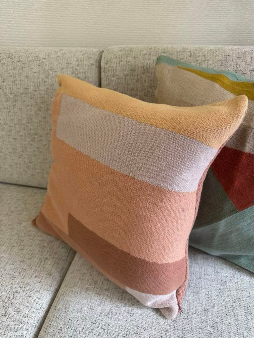 【3月末販売終了‼️】ユニコ(unico)クッションカバー2個セット(45角)