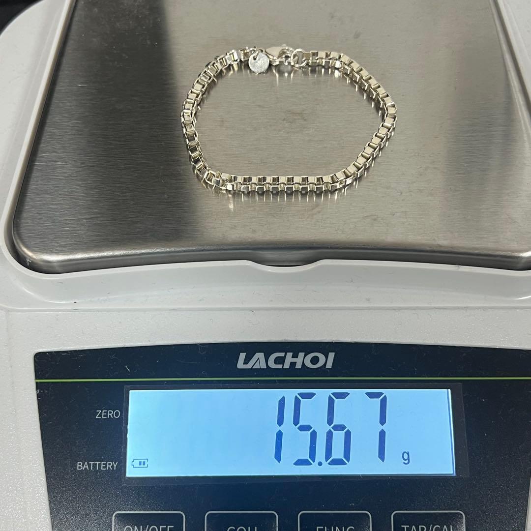 ティファニー TIFFANY ベネチアンチェーン ブレスレット SV925