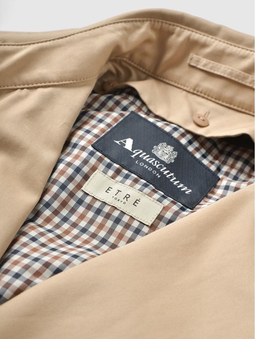 アクアスキュータム ETRE TOKYO コラボ トレンチコート