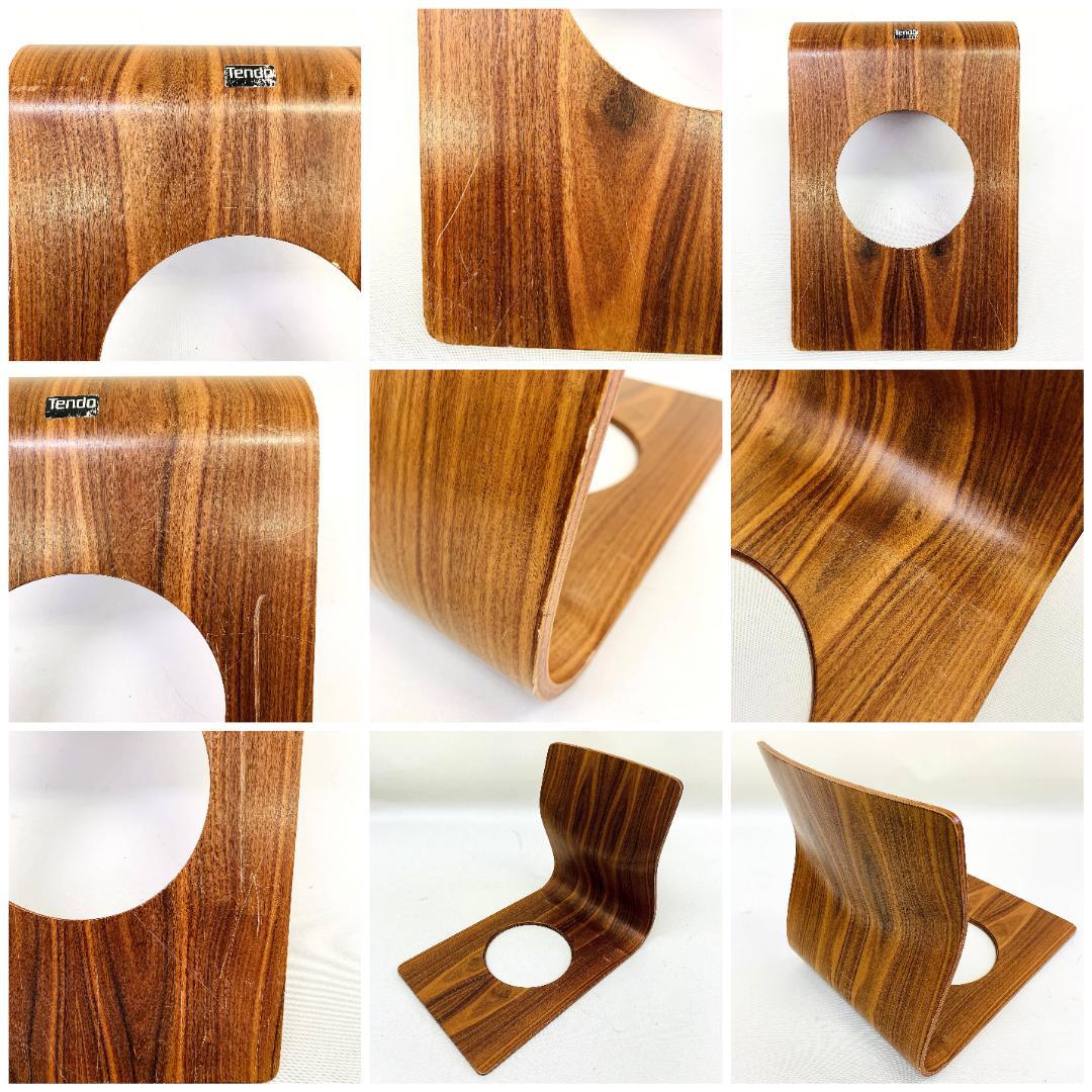 Tendo 天童木工 座椅子 2脚セット 藤森健次 曲木 ケヤキ ローズウッド⑦