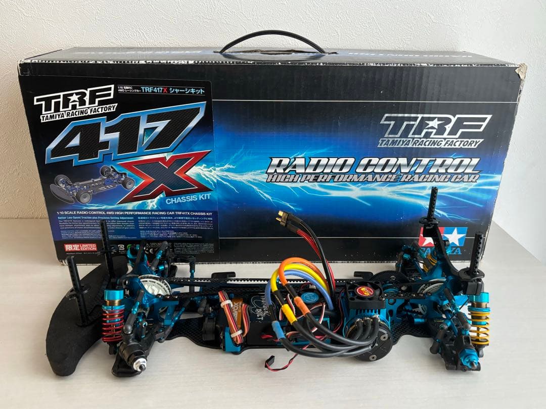 T*E様 限定版　タミヤ TRF417X シャーシキット　メカ付き、新品予備フレ