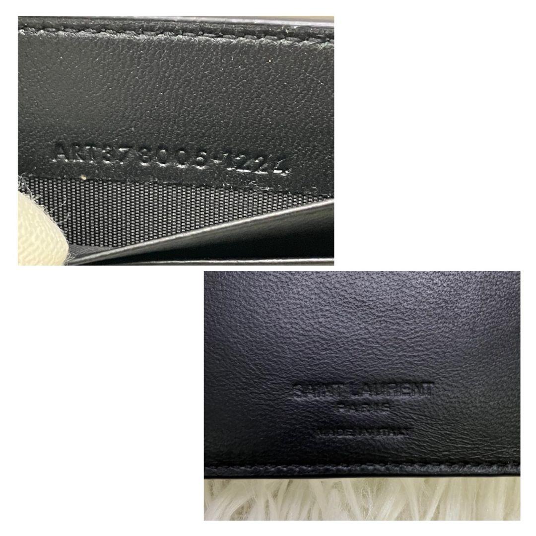 ⭐️極美品⭐️ サンローラン　マネークリップ　クロコ型押し　シルバー金具