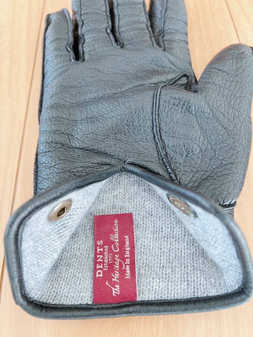 【美品】 DENTS デンツ ディアスキングローブ カシミヤライニング