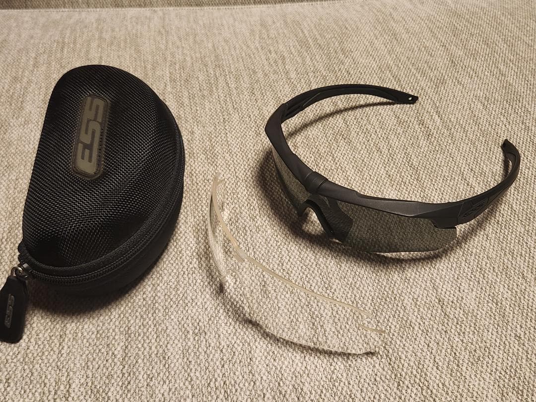 ESS CROSSBOW クロスボウ　クリア　ケース　サングラス