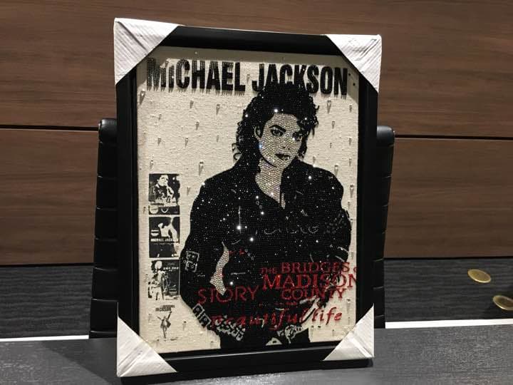 MichaelJacksonスワロフスキー絵