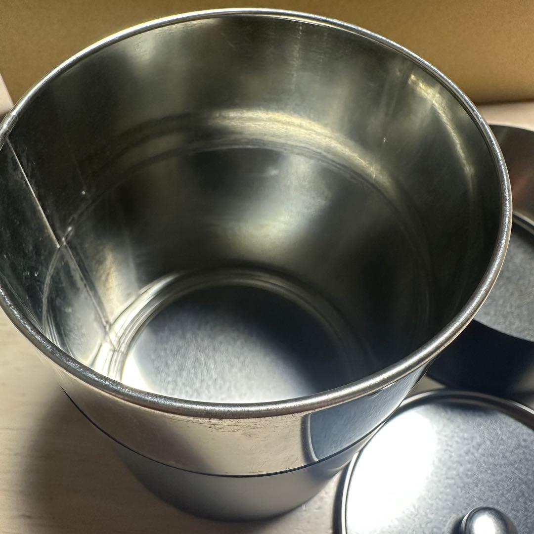 【新品&美品】MOHEIM Tin Canister 3個セット おまけ茶匙付き