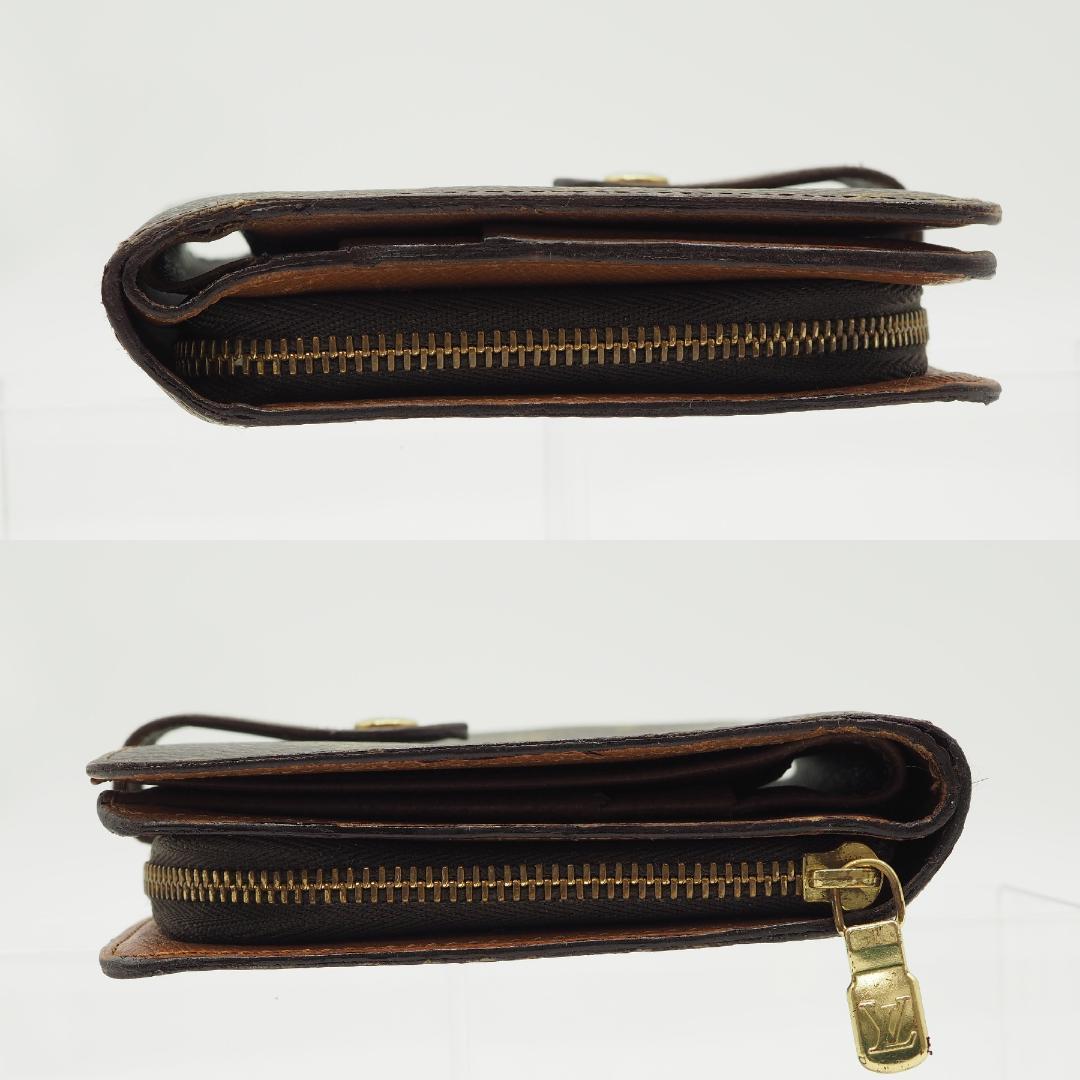 ルイヴィトン モノグラム ポルトパピエ ジップ 二つ折り財布