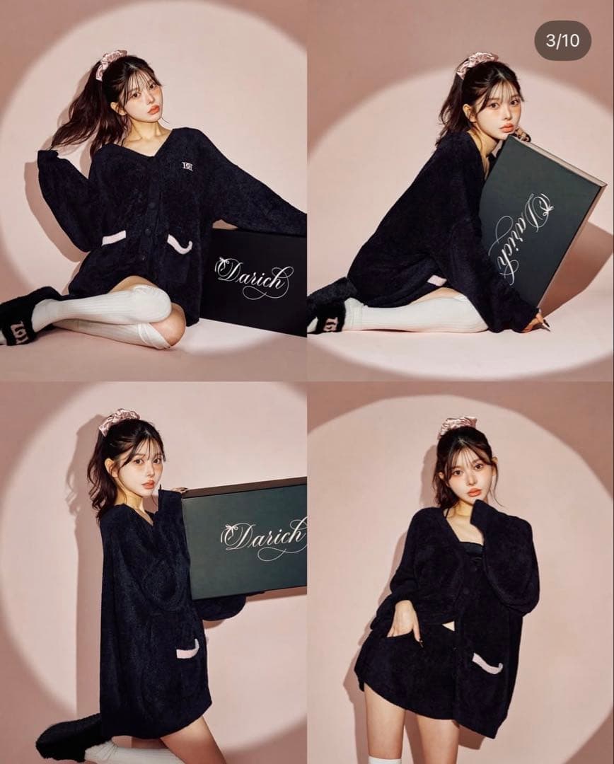 Darich ネイビー ルームウェアセット